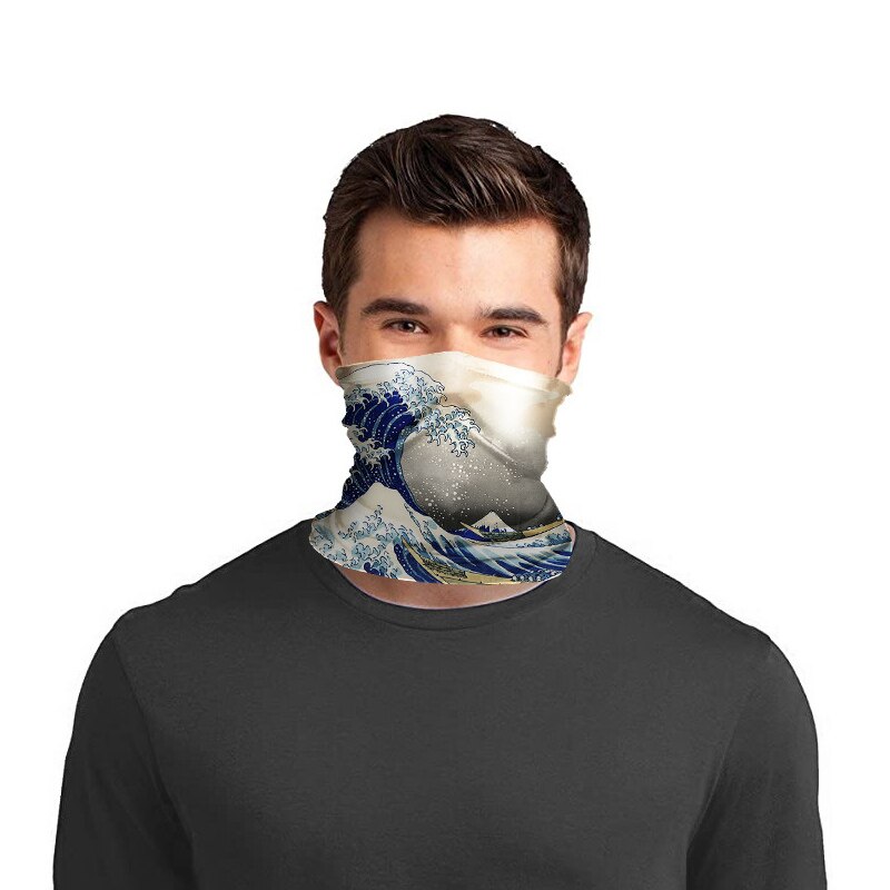 multifunktionale draussen Sport Magie Schal Hals Wärmer Rohr Wandern Radfahren Gesicht Kopf wickeln Abdeckung Stirnband Atmungsaktive Sanft: 5