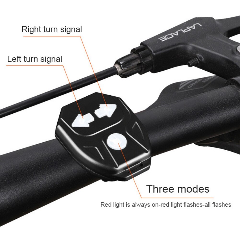 Mtb Fiets Achterlicht Richtingaanwijzers Afstandsbediening Fiets Richting Indicator Led Usb Oplaadbare Fiets Achterlicht
