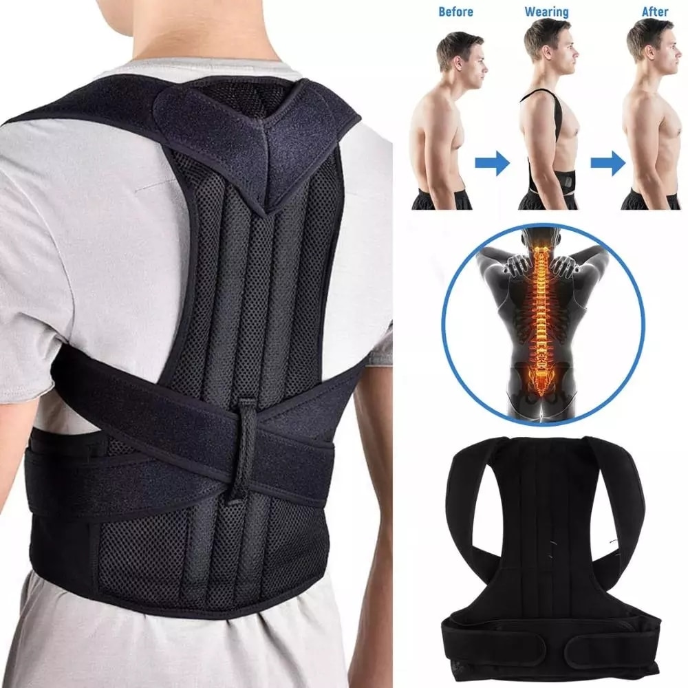 Magnetische Therapie Houding Corrector Brace Schouder Terug Ondersteuning Riem Bretels Ondersteunt Riem Schouder Houding Unisex