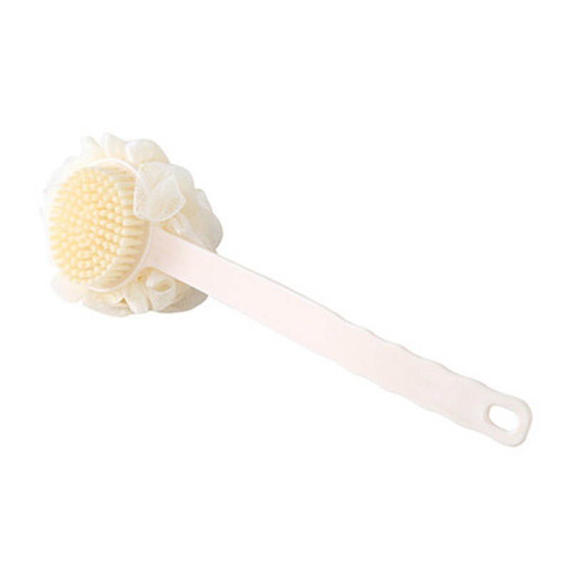 Cepillo de esponja para ducha de baño, accesorio colgante de mango largo, malla suave para la espalda, recién llegado