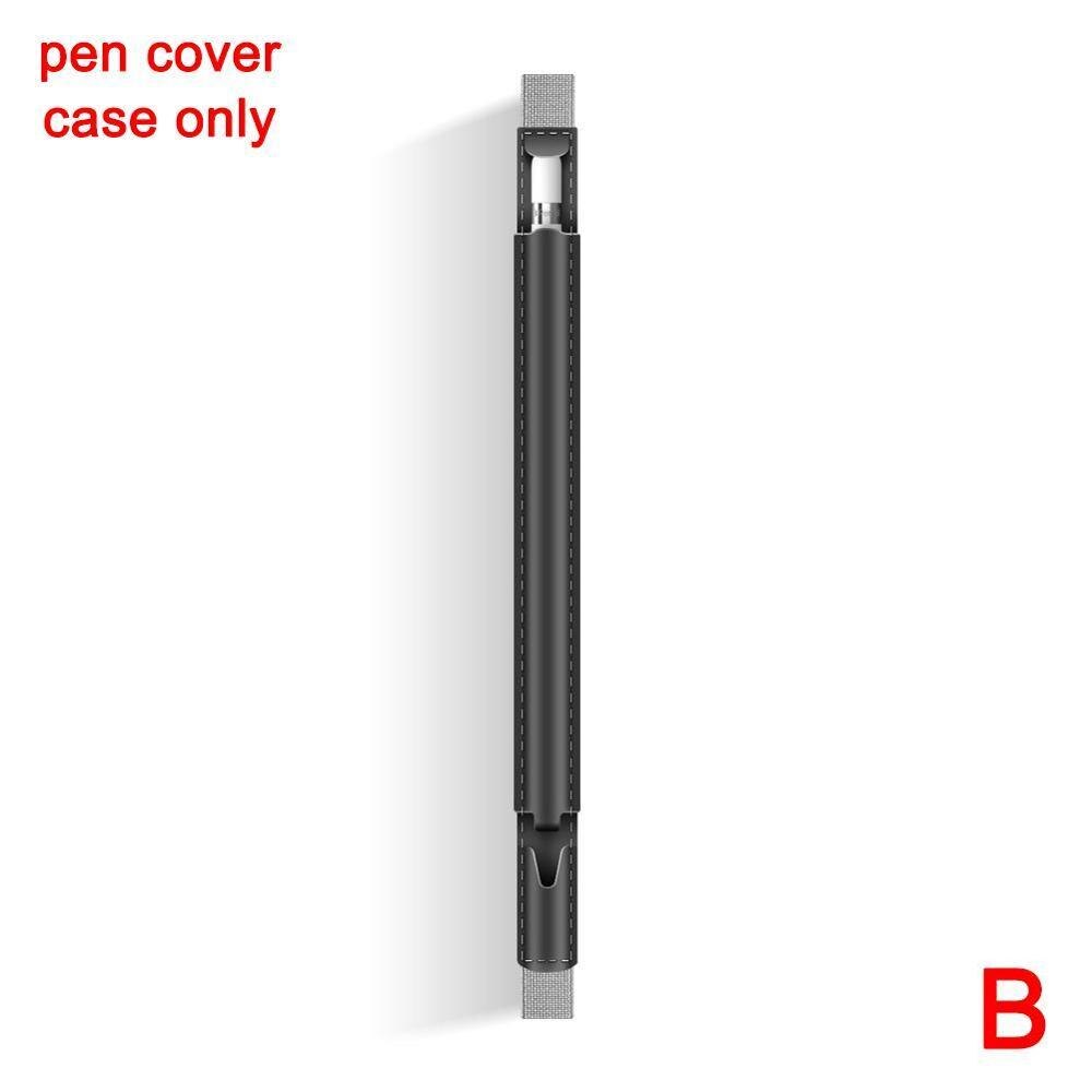 Étui en cuir pour stylet apple pencil 1/2, ipad pro, stylet tactile, housse de protection, étui externe portable  a1 u 6: B