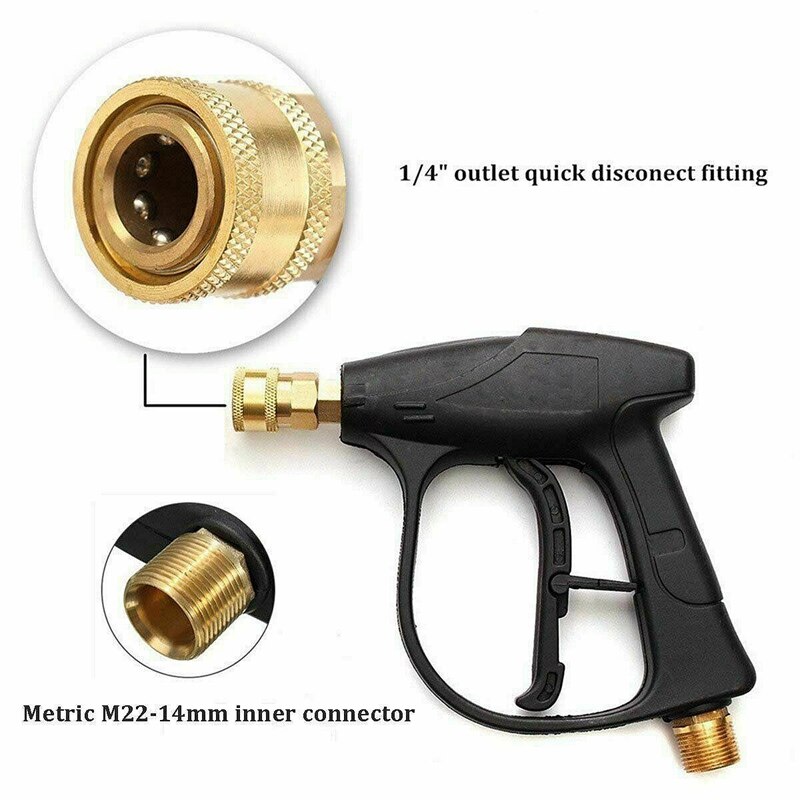 1/4 tommer sne skum vaskemaskine bilvask sæbe lanse kanon spray spray jet flaske