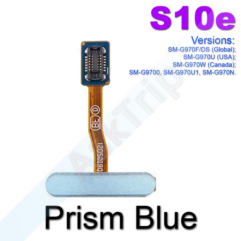 Sensor de huella dactilar Flex, botón trasero Original, para Samsung Galaxy S10, S20 Plus, Ultra S10E, FE, G973F, G970F, G975F: S10E Blue