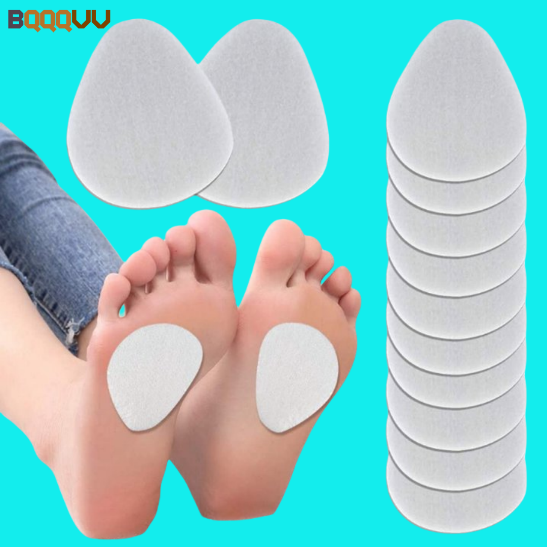 Almofada do pé da espuma do metatarso, almofadas dos pés do feltro do metatarso, inserção, alívio da dor, apoio antepé, adesivo, homens e mulheres, 1 par