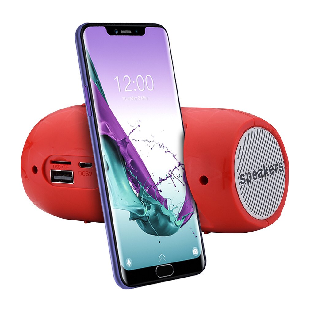 Udendørs stor power bluetooth højttaler taske bærbar trådløs stereo sd-kort fm usb genopladelig til smartphone tablet pc #g1