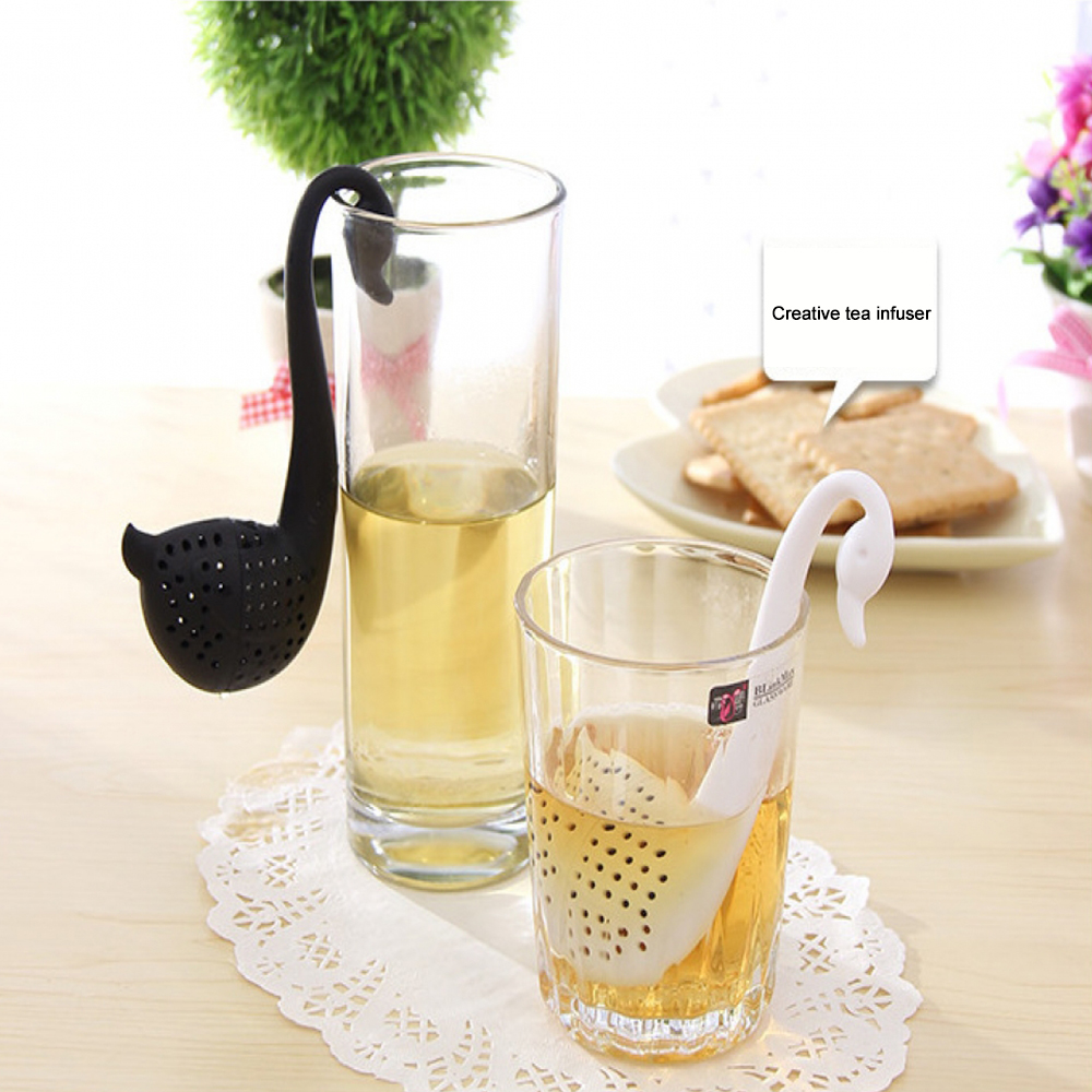 1 Pc Food Grade Siliconen Rubber Lama Thee-ei Alpaca Dier Thee Zetgroep Theezeefje: Black