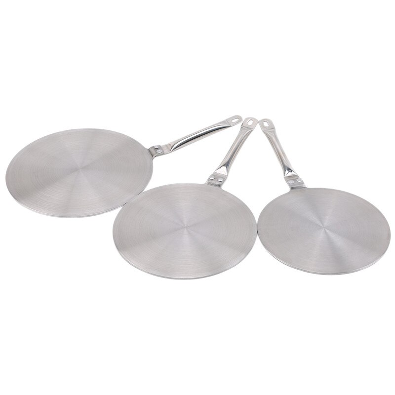 Plaque Adaptateur Induction 13 Cm – Acier Inoxydable Avec Poignée Amovible, Diffuseur De Chaleur Universel Pour Casseroles & Poêles