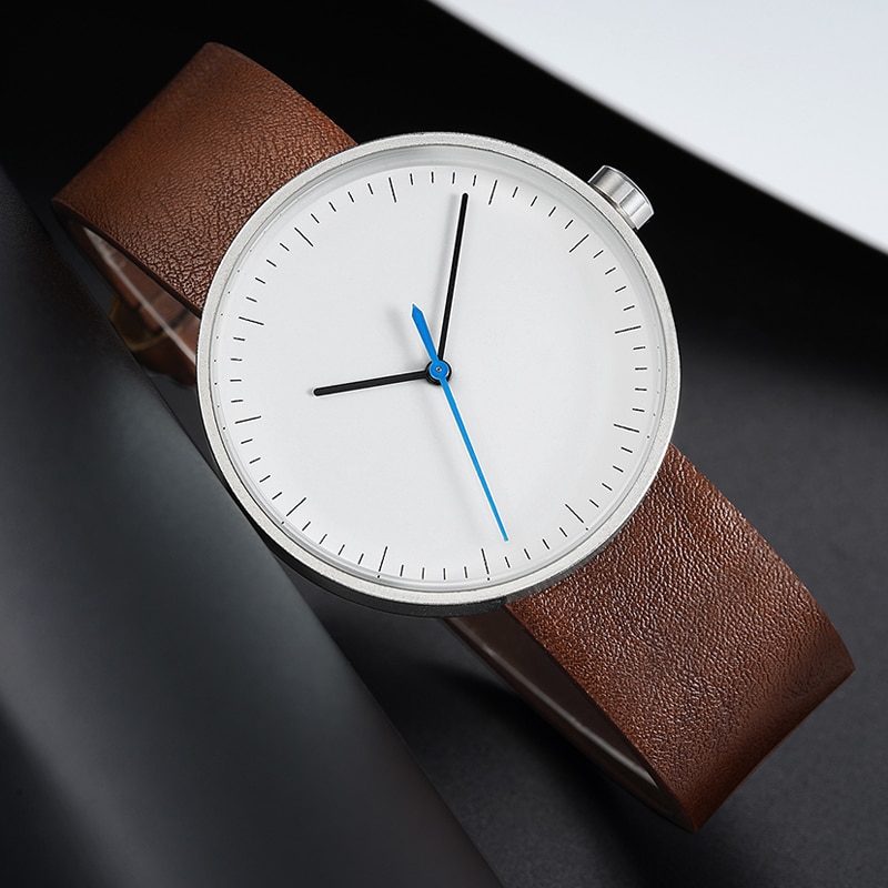 Yazole 522 herreur vandtæt sportsur herre quartz ur pu rem simple casual ure til mænd mærke montre homme