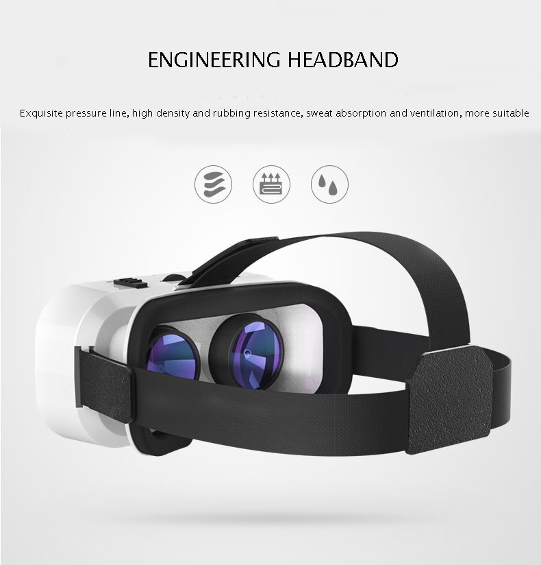 Shinecon Vr Doos 5 Mini Vr Bril 3D Bril Virtual Reality Bril Vr Headset Voor Google Kartonnen Smartp