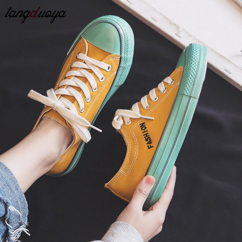 Dames canvas schoenen veterschoenen dames gevulkaniseerde schoenen dames casual schoenen vuile sneakers tennisschoenen dames