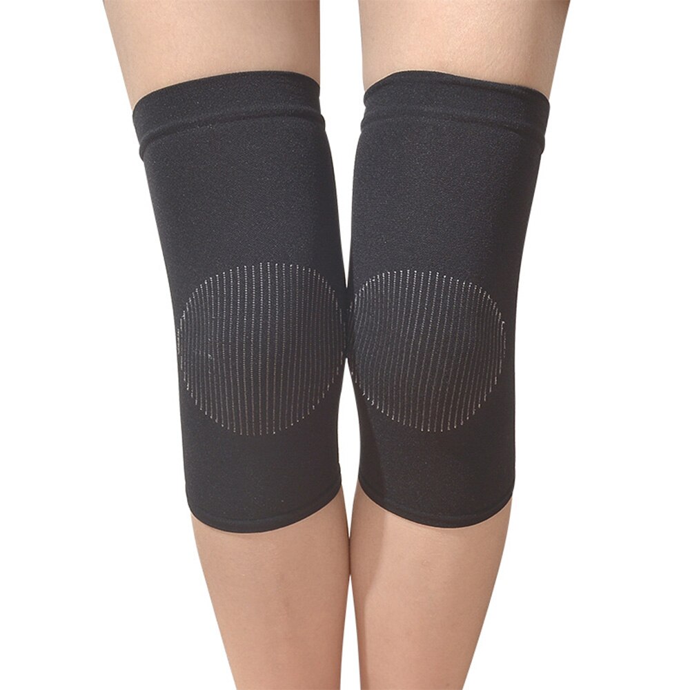 Rodilleras de compresión de manga de soporte de rodilla finas para exteriores 1 par duradero: Black