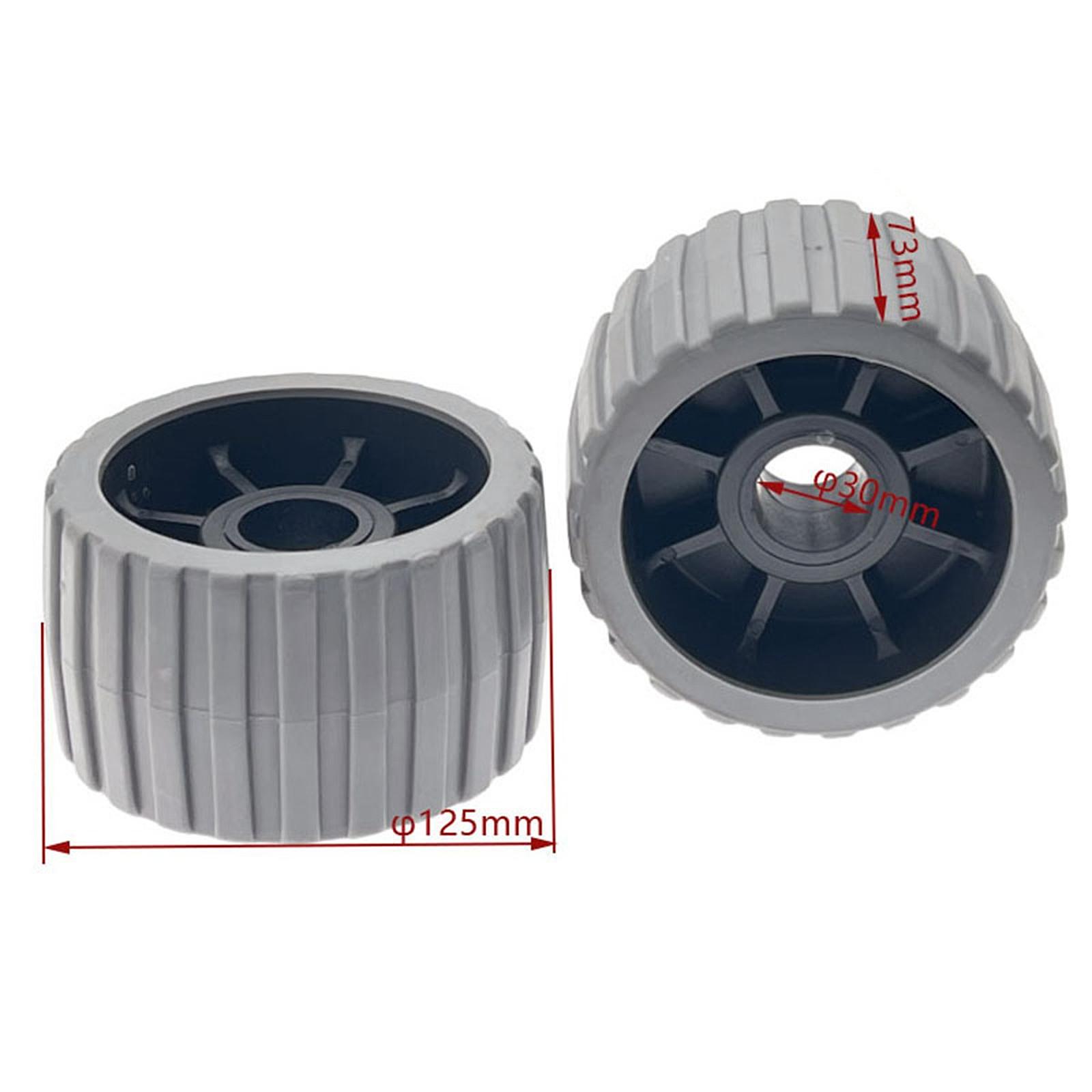 Trailer Roller Wheel Substituição, Wobble para Barco, Motor Marinho, Iate, Borracha, Heavy Duty, Acessórios bote