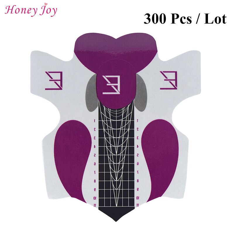 100 kpl stiletto kynsi muodot akryyli kaaret kynnet uv geeli kynsien pidennys kynsitaide opas muoto itseliimautuva tarra: 300 kpl