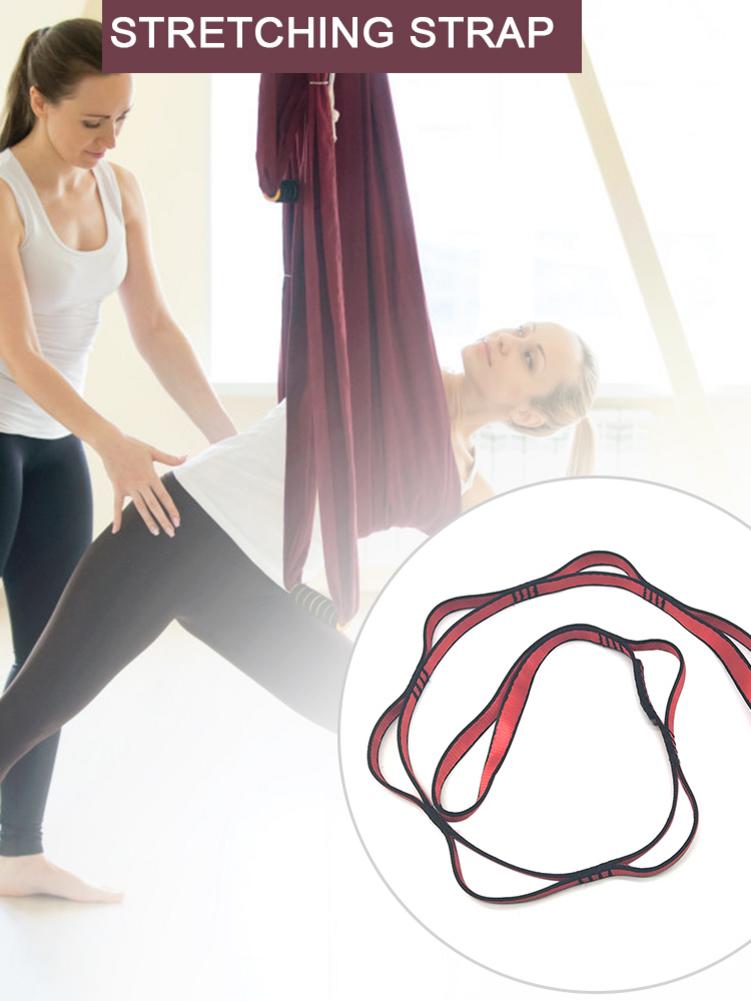 Yoga stretch bælte extender rem reb til aerial yoga hængekøje swing anti-tyngdekraften forlænge rem