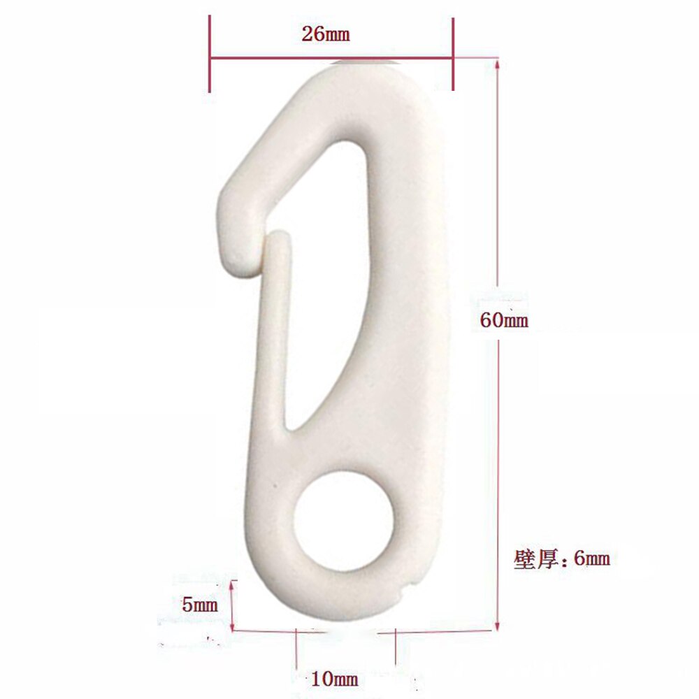 Hook Flagpole Snap Clips 8PCS Heavy Duty Attachment Accessory Keychains