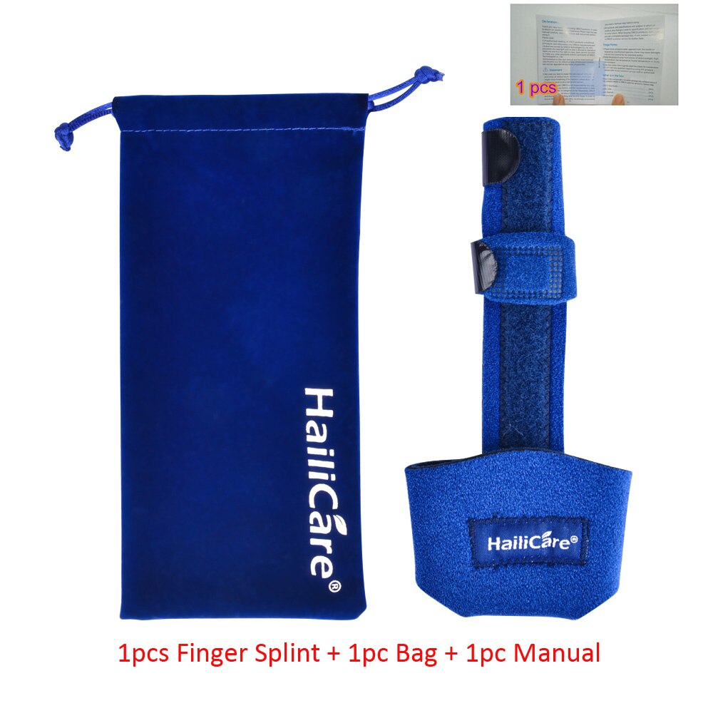 Attelle de doigt Support orthèse entorse arthti cassé doigt Joint Fracture Protection orthèse correcteur avec bande bande réglable: Whole Set
