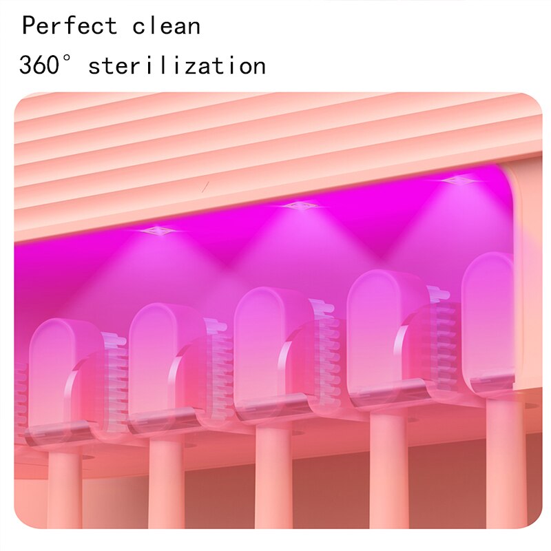 Xiaomi Youpin-Soporte esterilizador de cepillo de dientes ligero UV, inhibe bacterias, antibacterias, dispensador automático de pasta dental