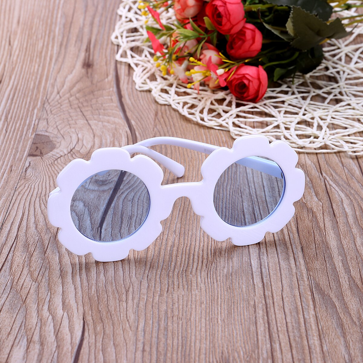 Toddler Summer Kids Baby Girls Beach Sunglasses Child Baby Sun Outdoor Wear Sunflower Glasses Kids UV400: A