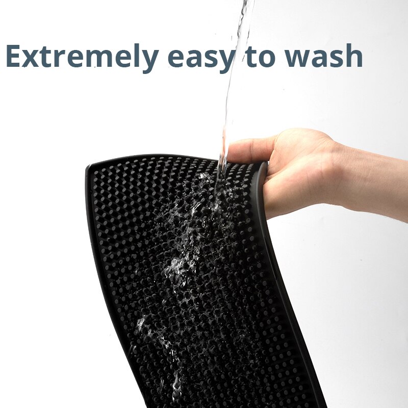 Rubber Bar Mats, Non-Slip and Anti-Spill Non-Toxic Soft Rubber Mats, Coffee Bars, Bars, Restaurants and Barbers Service Mats