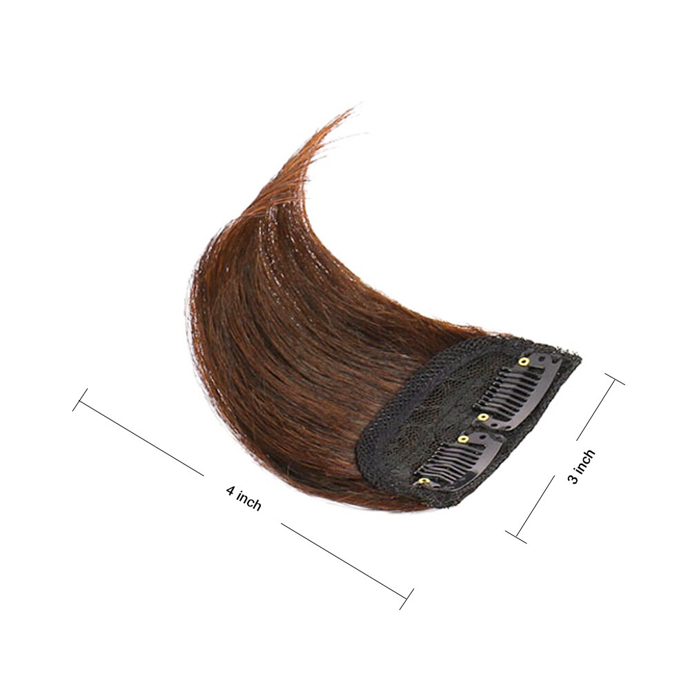 Mini Clip In Hair Pieces Clip In Hair Extensions For Short Hair Add Top/Side Volume Natural Hair Top Side Cover Hairpiece: 1B/27HL / 1 PC