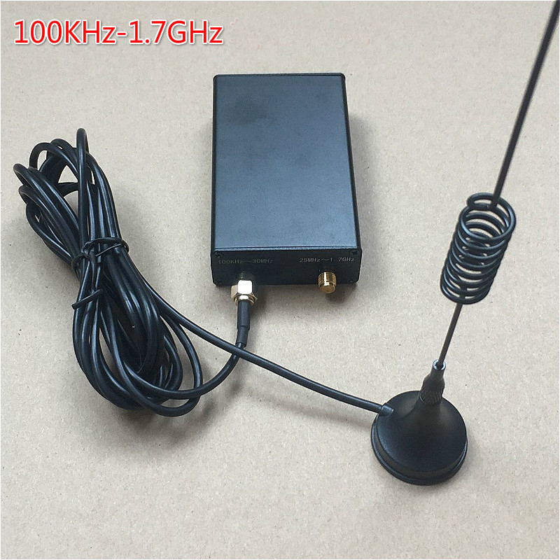Ham Radio Receiver 100KHz-1.7GHz full Band UV HF RTL-SDR USB Tuner Receiver
