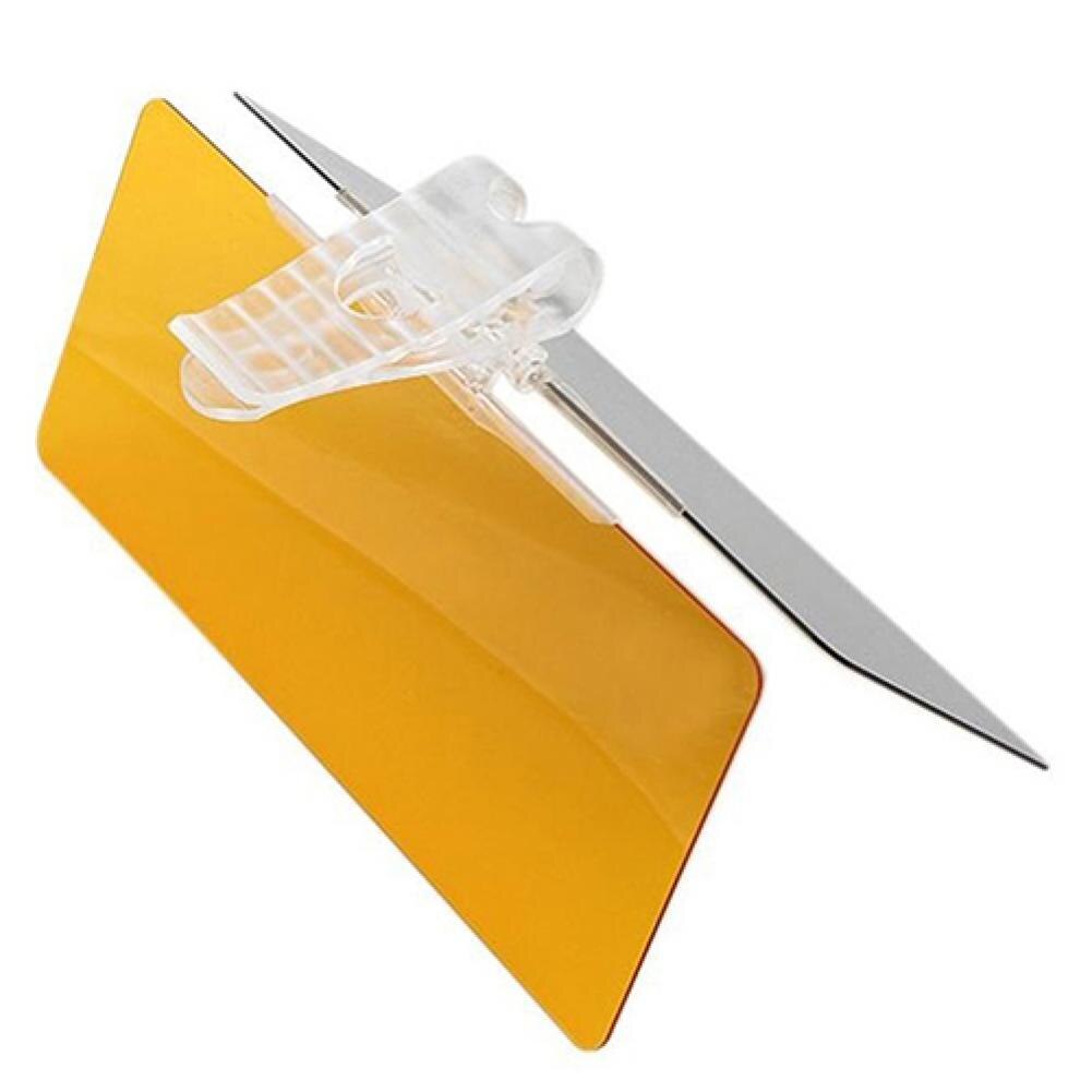 Car Sun Visor Snow Blind Baffle Anti-Glares Blockers UV Fold Flip Down HD Clear View Sunshade For Day Night Driving