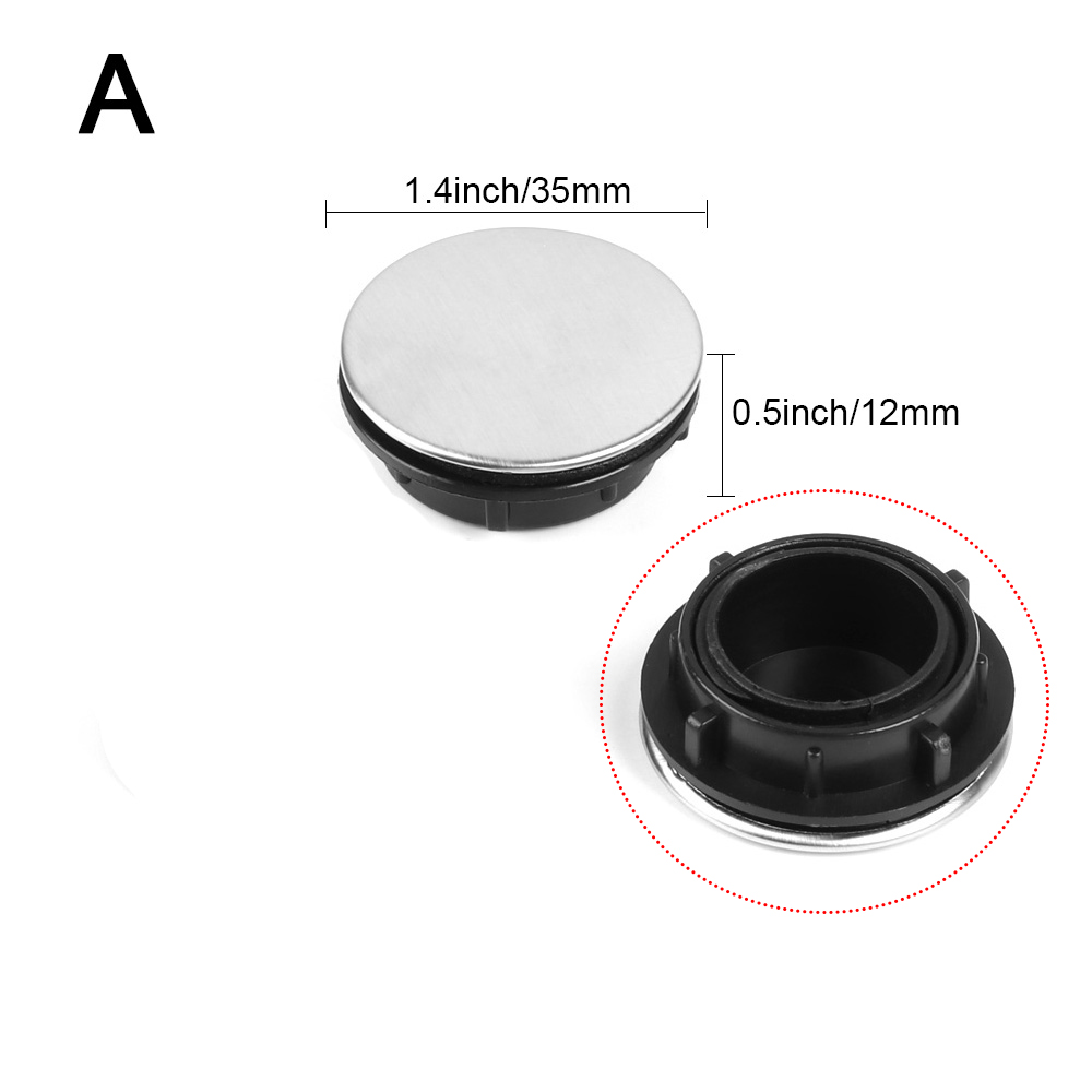 Cubierta de orificio para grifo de fregadero de cocina, piezas de sello de drenaje antifugas, tapón de orificio, accesorios de lavabo, 35/45mm: Bronce verde