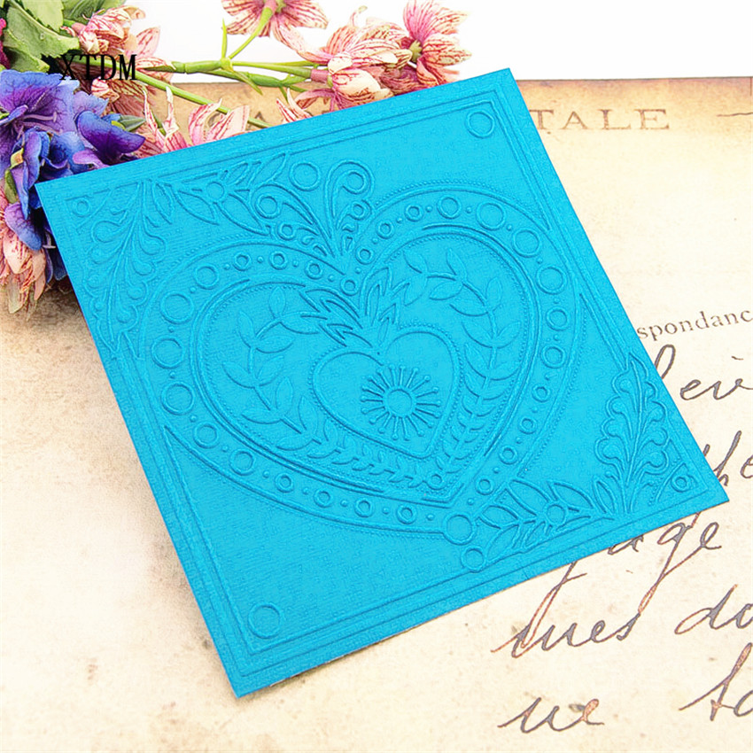 Plantilla de tótem de amor de plástico para Pascua, fabricación de tarjetas artesanales, álbum de tarjetas de papel, decoración de boda, carpetas en relieve