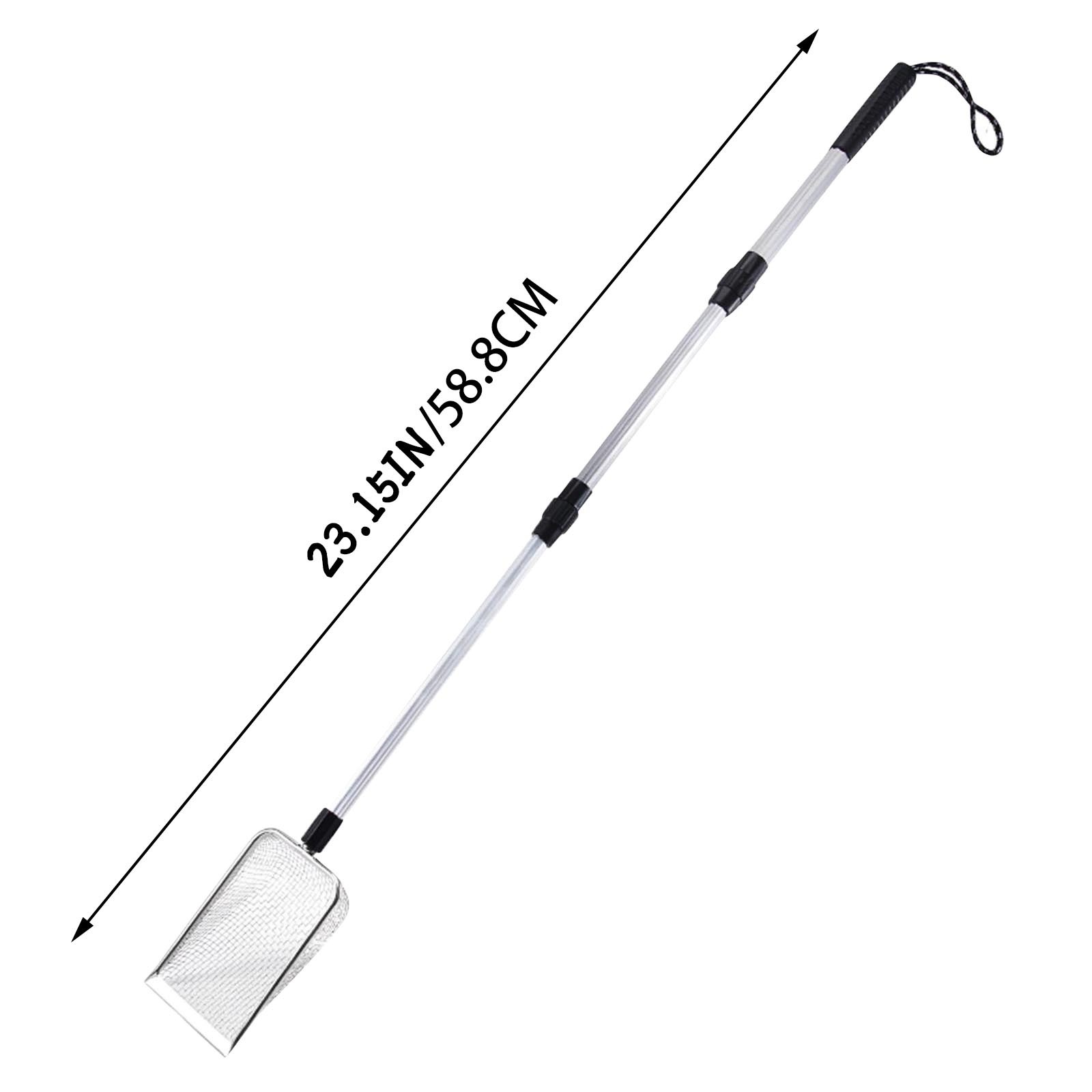 Cat Litter Shovel With Extended Handle Stainless Steel Climbing Pet Shovel Beach Shovel Toilet Pickup