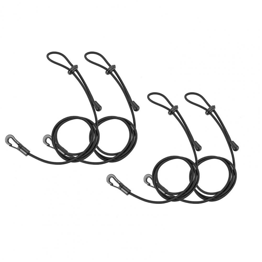 4Pcs 1.2M Hengel Leash Elastische Veiligheid Milieuvriendelijke Anti-Verloren Kano Leash Voor Kajak Vissen Paddle: Default Title