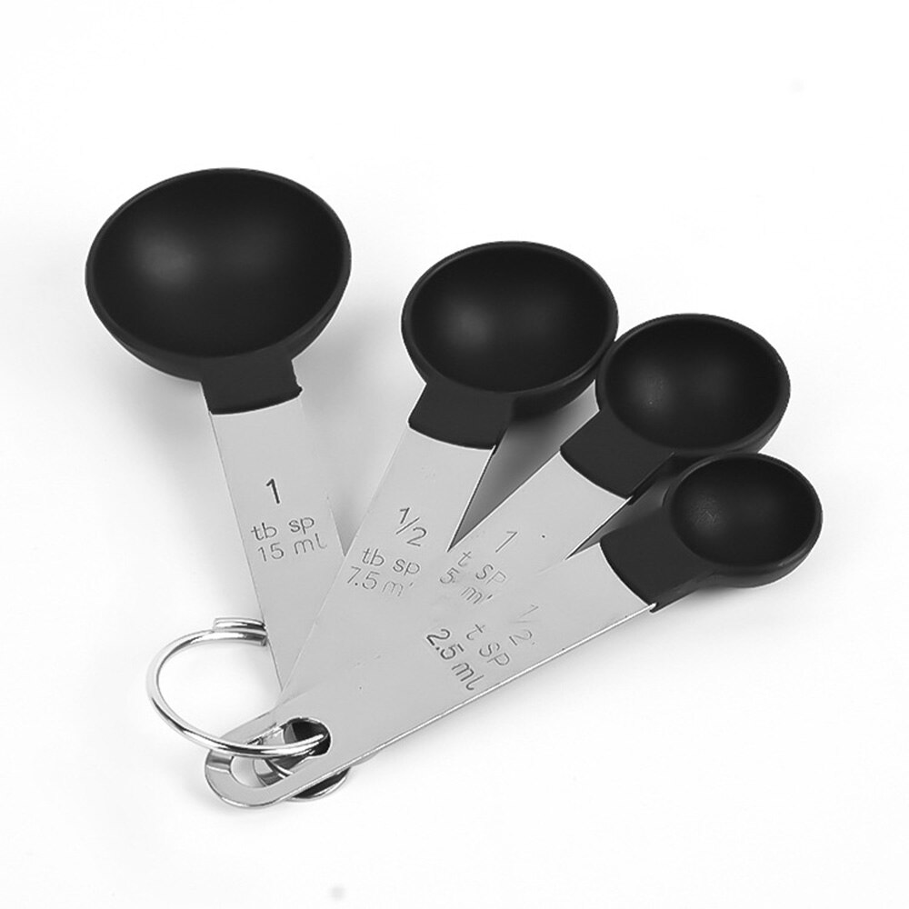 Multi Purpose Spoons/cup Measuring Tools Pp Baking Accessories Stainless Steel/plastic Handle Kitchen Gadgets