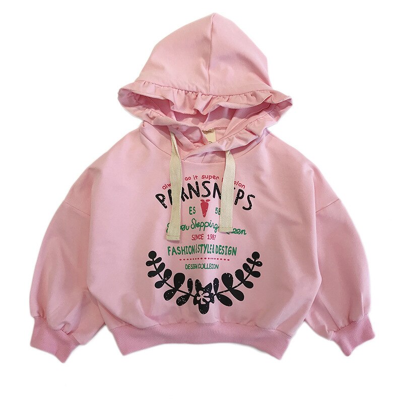 Yorkaler-pull de printemps automne pour enfants | Chemise pour filles garçons, manches longues, avec lettres imprimées, à capuche, vêtements pour bébés