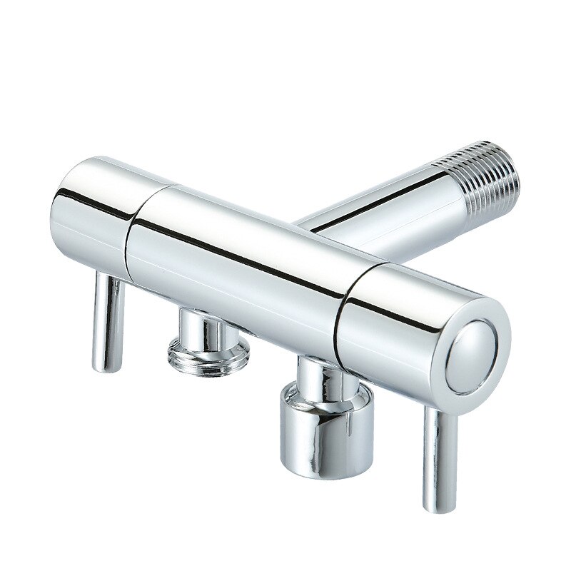 Bathroom Accessories Dual Purpose One In Two Out Bibcock Cold Water Bathroom Faucet Rust and Corrosion Resistance Toilet Taps: 01
