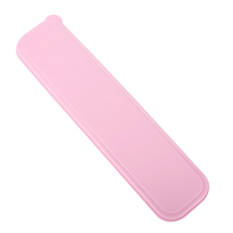 Tableware Storage Box Spoon Storage Box Chopsticks Box Straw Box Household Supplies Solid Color Nordic Style Portable: Pink