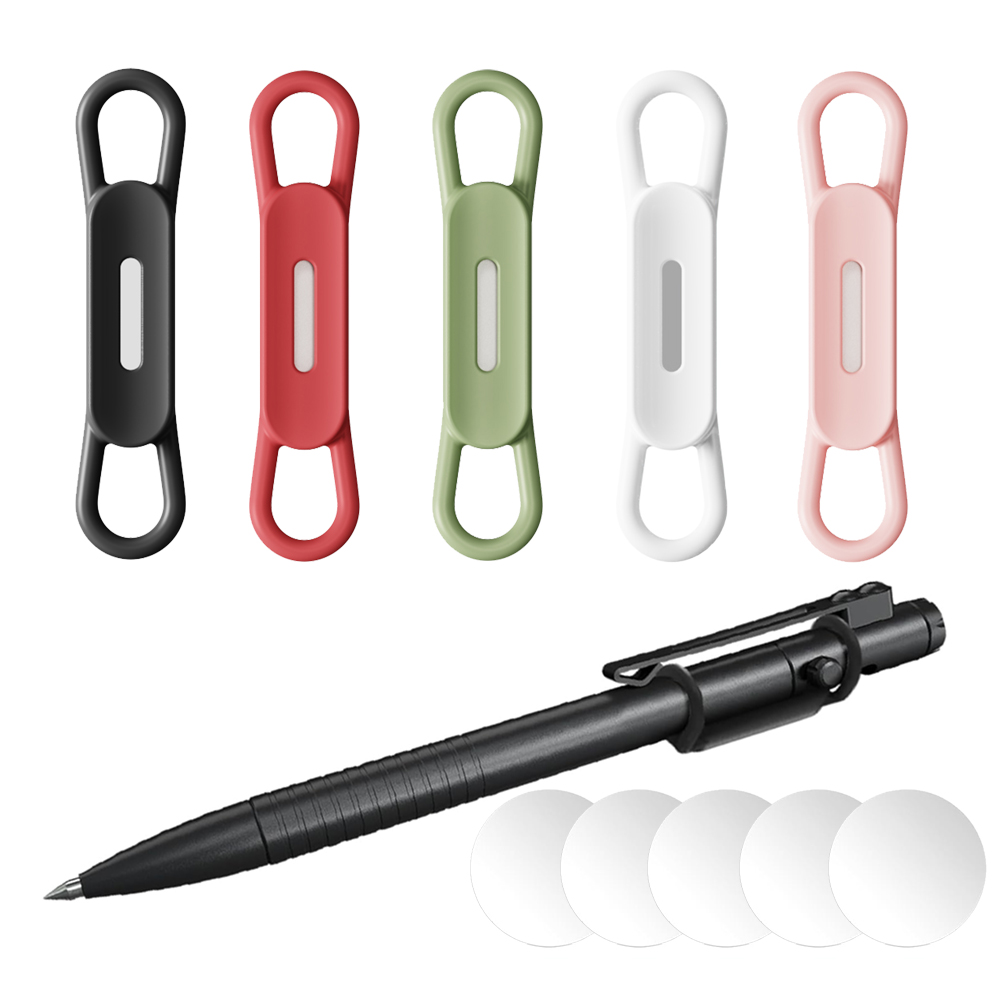 Magnetischer Stifthalter, verstellbarer Stifthalter aus Silikon für Schreibtisch, Kühlschrank, Whiteboards, Büro-Schreibtischzubehör