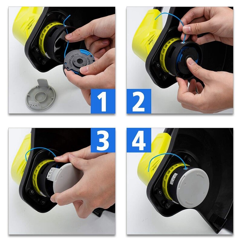 6 Pack AC14HCA Spool Cap, Replacement Spool Cap For Ryobi One+ 18V, 24V, 40V Cordless Trimmers