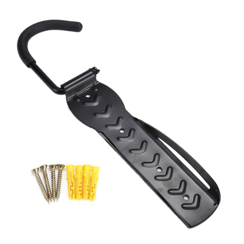 Yes4All Heavy Duty Staal 3 niveaus Wandmontage Paddle Board Racks, Surfboard Hanger met Gewatteerde Schuim, Opslag en display, Surfboards, Snowboards, Longboards, Zwart, Verstelbare afstand