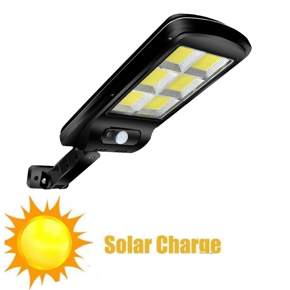 120 Leds Straatverlichting Solar Outdoor Tuin Lamp Pir Motion Sensor Wandlampen Waterdichte Patio Yard Path Night Verlichting 3 modi