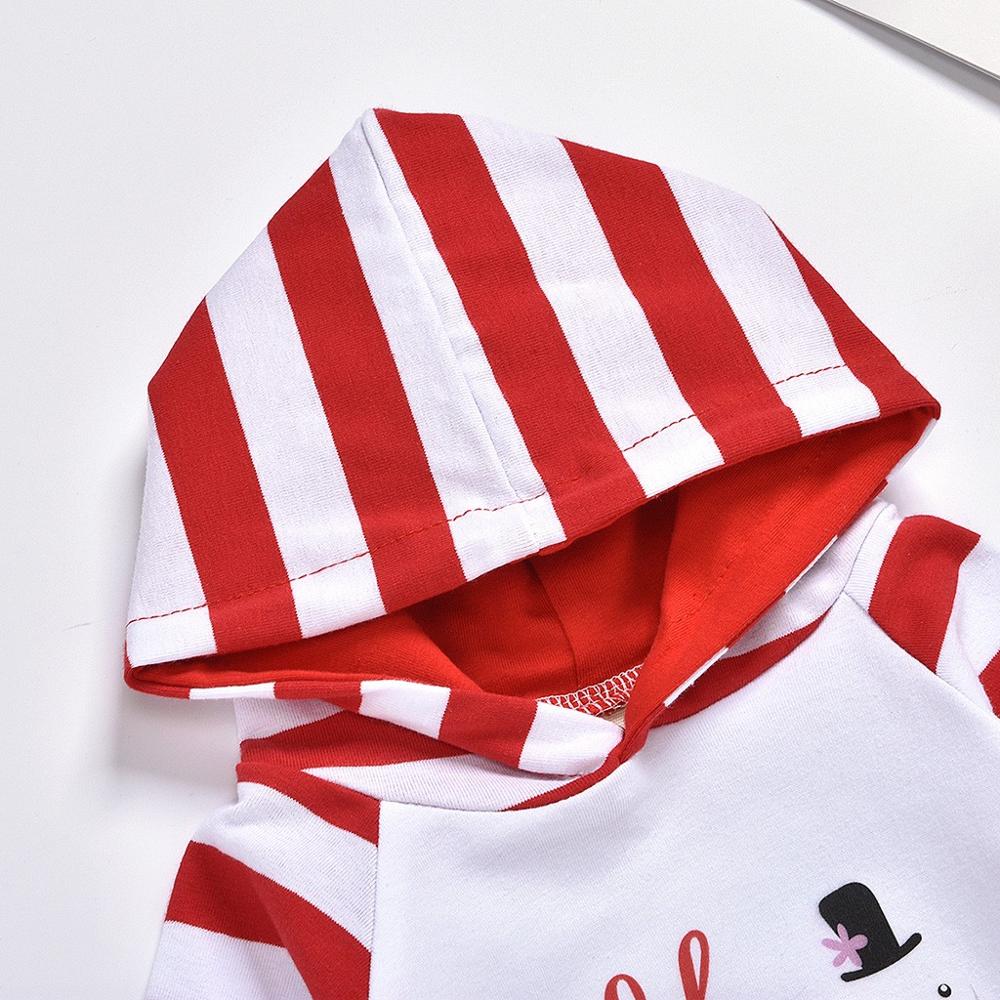 Pelele a rayas con dibujos y letras de Navidad para bebé, niño y niña, mono, ropa de manga larga, traje de invierno para bebé, ropa de Navidad