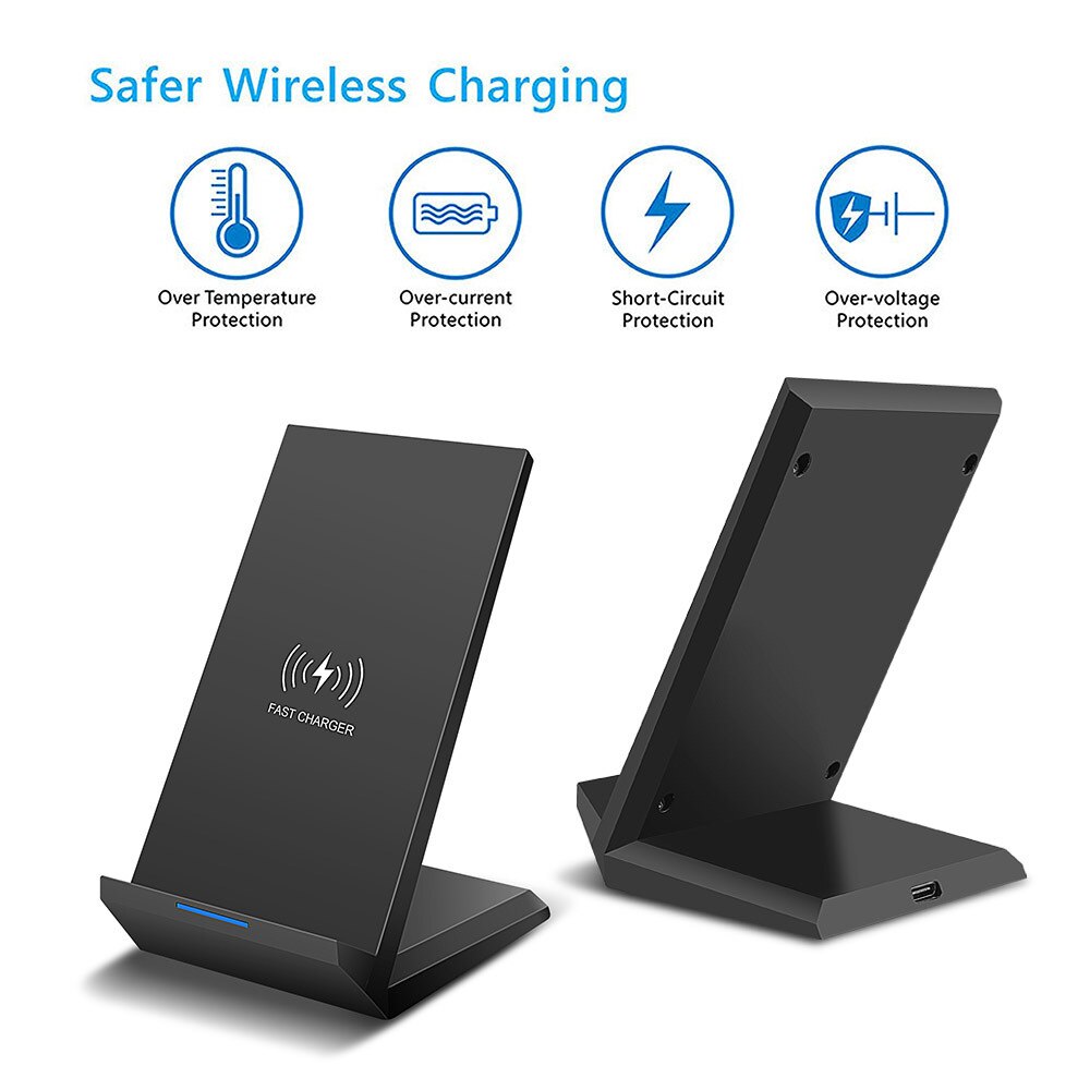Mobile phone charger QI wireless charger 10W 7.5W 5W for iPhone 12/11pro/xr SE / s10/S9/S9+/S8/S8+/S7/Note 8/9/10 LG