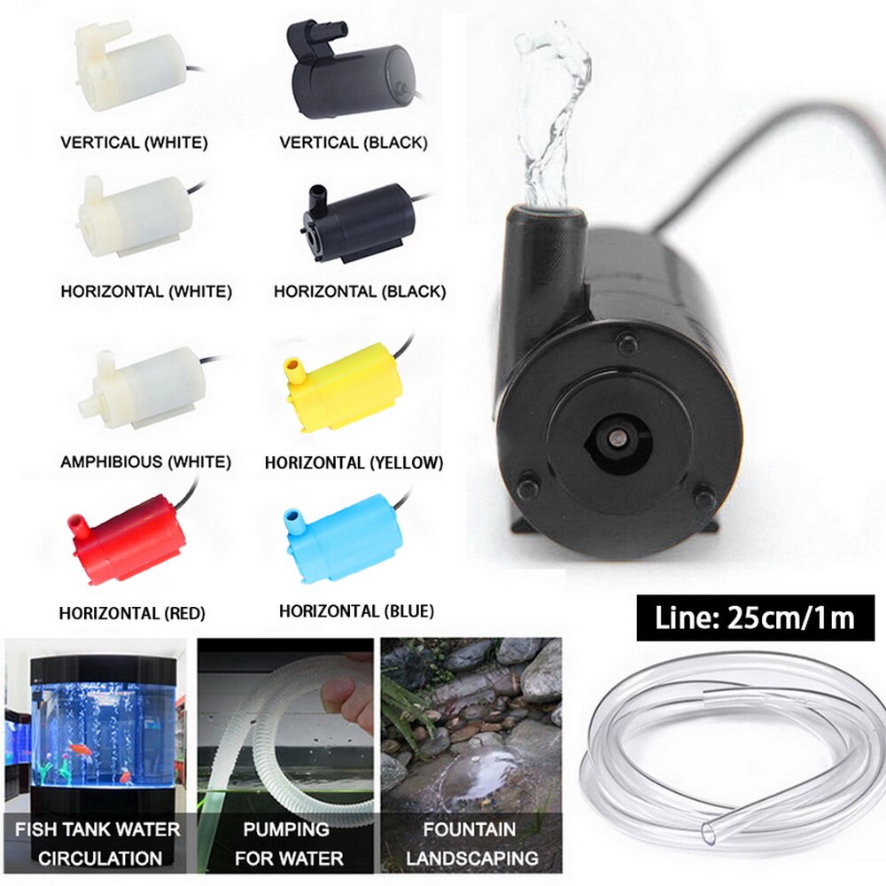 DC 5V USB Low Noise Brushless Motor Pump120L/H Mini Micro Submersible Water Pump For Diy Kit