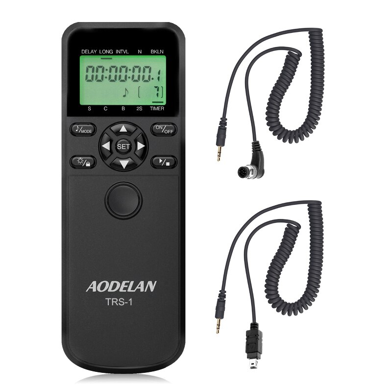 Telecomando del temporizzatore di intervallo di MC-DC2 di AODELAN per Nikon Z6II Z7II Z7 Z6 Z5 D750 D780 P1000 D7500 D7200 D5600 D5500 D5300