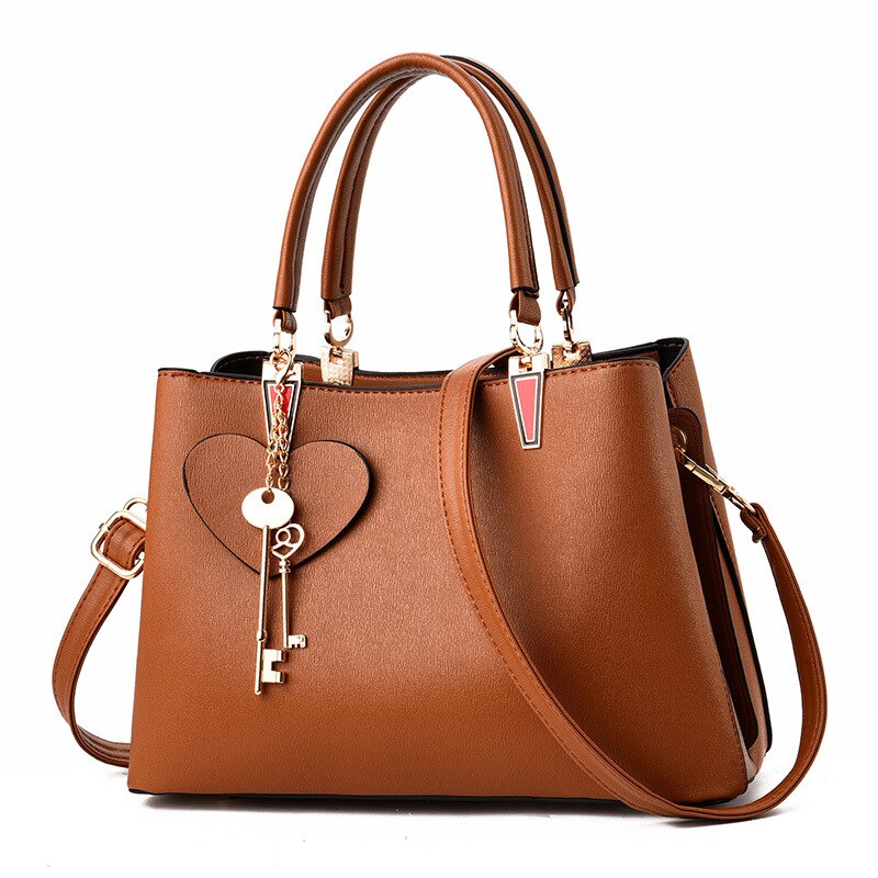 Women's Tote Bag - Large Capacity - PU Leather - Top Handle - Fashion Sequined Shoulder Bag: Yellow