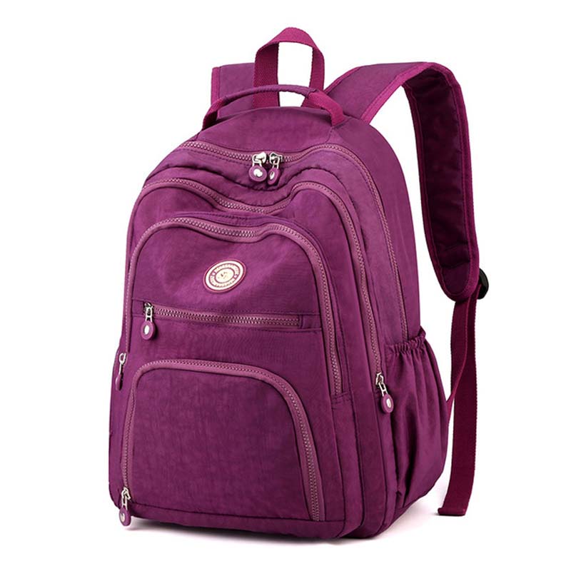 Nylon Rugzak Vrouwelijke Vrouwen Grote Capaciteit Multi-Level Bag Campus Student School Waterdichte Tas Mochila Voor Meisjes sac