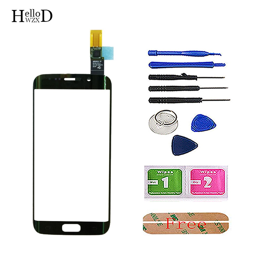 5.1&#39;&#39; Mobile Touch Screen For Samsung Galaxy S6 Edge G925 G9250 G925F Touch Screen Sensor Digitizer Glass Front Panel Tools Glue