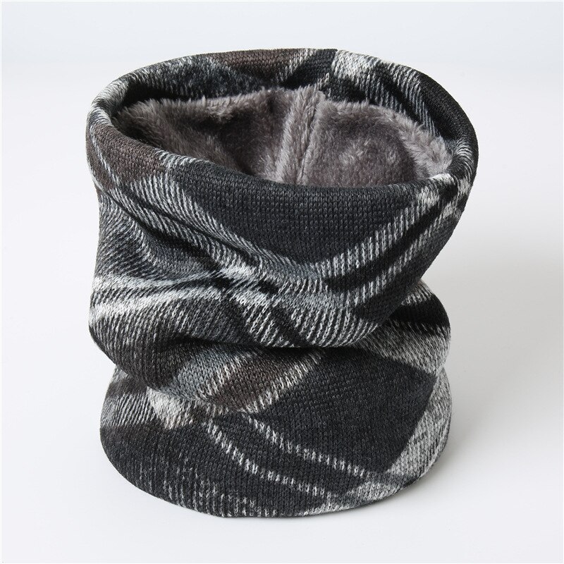 Winter Ring Scarf Neck Warm Infinity Knitted Scarves Retro Snood Circle Scarf Multifunction Headscarf Face Mask: 13