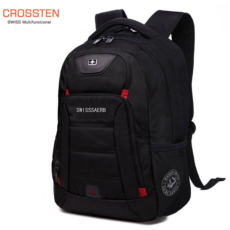 Crossten Zwitserse-Multifunctionele Water Resistantravel Tassen 15-17 Inch Laptop Rugzak Super Duurzaam Grote Capaciteit Schooltas