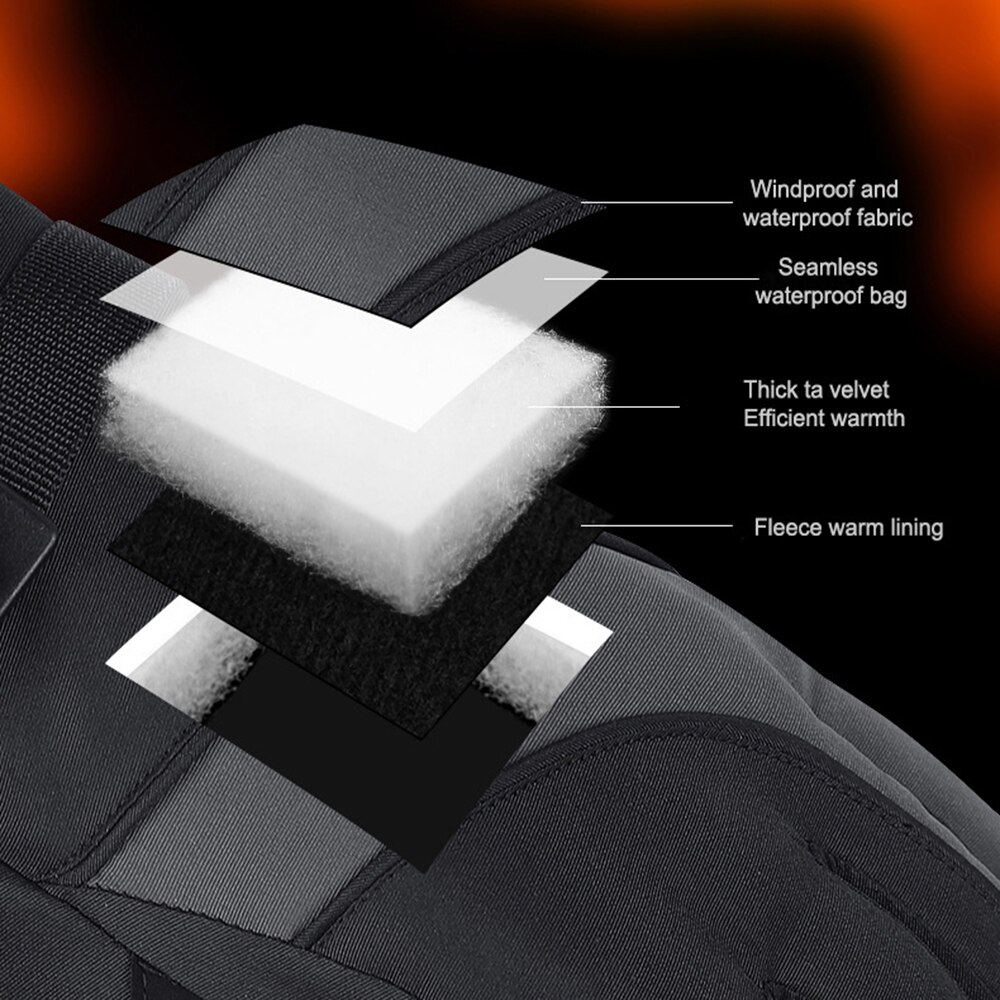 Mannen Ski Handschoenen Snowboard Handschoenen Sneeuwscooter Motorrijden Winter Handschoenen Winddicht Waterdicht Unisex Sneeuw Handschoenen