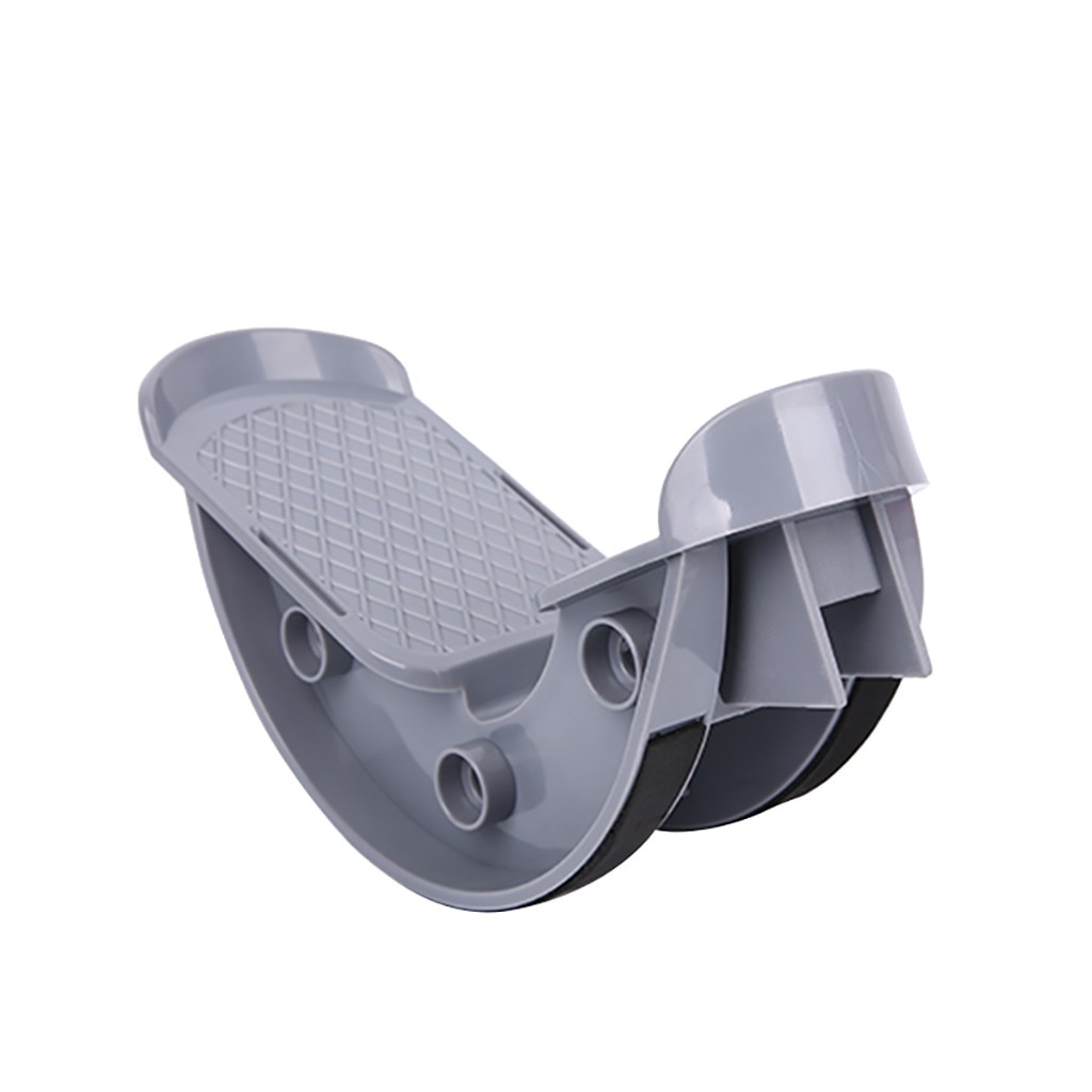 Sport massage pedal fot rocker kalv fotled stretchbräda för achilles tendinit muskel stretch fot bår yoga fitness #c: Grå