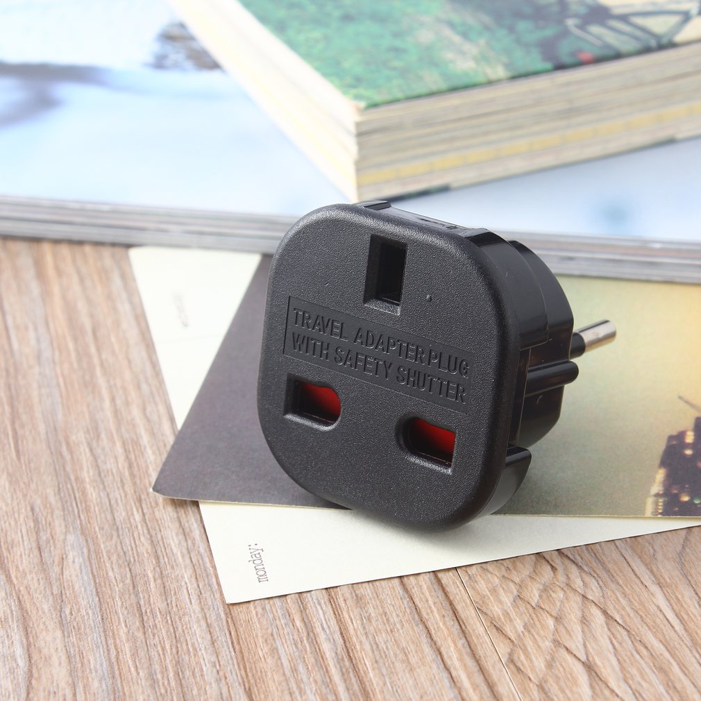 Neue Universal 2 Pin AC Power Stecker Adapter Stecker Travel Power Plug Adapter UK EU-Adapter Konverter